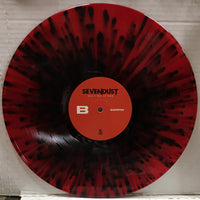 Sevendust All I See Is War Record RISE414-1 Red With Black Splatter
