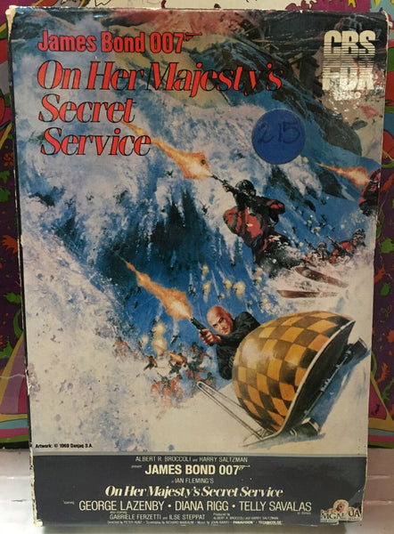 On Her Majesty’s Secret Service VHS