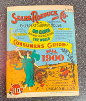 VTG Fall 1900 Sears Roebuck and Co 1970 Reproduction Catalog Consumers Guide