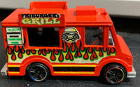 Vintage Hot Wheels 1983 Friburger Grill Food Truck, Diecast toy Car Vehicle D17