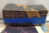 Vintage Universal Food & Meat Chopper No. 2 L.F&C W Original Box (WORKS GREAT)