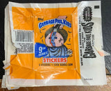 Vintage 1987 Garbage Pail Kids OS US 9th Series Wax Pack Wrapper w/ 25c Logo
