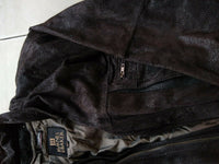 Vintage Womens Leather Lined Coat~ Black~ Size Large~ Byrne's and Baker