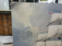 Rare William Frederick Mitchell Naval / Merchant ship LITHO on CANVASS