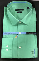 Van Heusen Studio Men's Dress Shirt Green NWT 17 1/2  36/37 Slim Fit Stretch