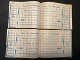 Vintage Blue Chip Savings Book Lot