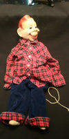 Vintage Ideal Toys Howdy Doody Ventriloquist Doll 1950's Antique Dummy