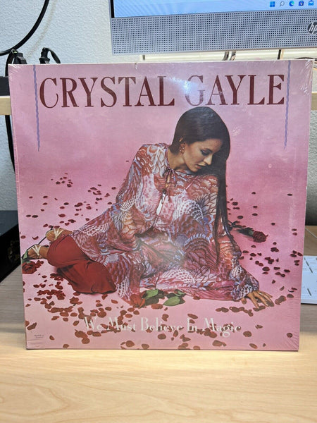 Vintage Vinyl - Crystal Gayle Albums WE MUST BELIVE IN MAGIC & CRYSTAL