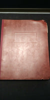 Vintage 1957 Era Car Reports and Paperwork Information Booklet/Binder Pages Full