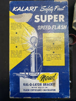 Vintage Safety First Kalart Super Speed Flash Original Box w Accessories