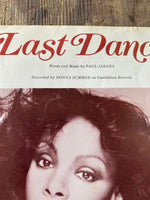 Sheet Music - Last Dance by Paul Jabara - Recorded by Donna Summer - 1977 - H