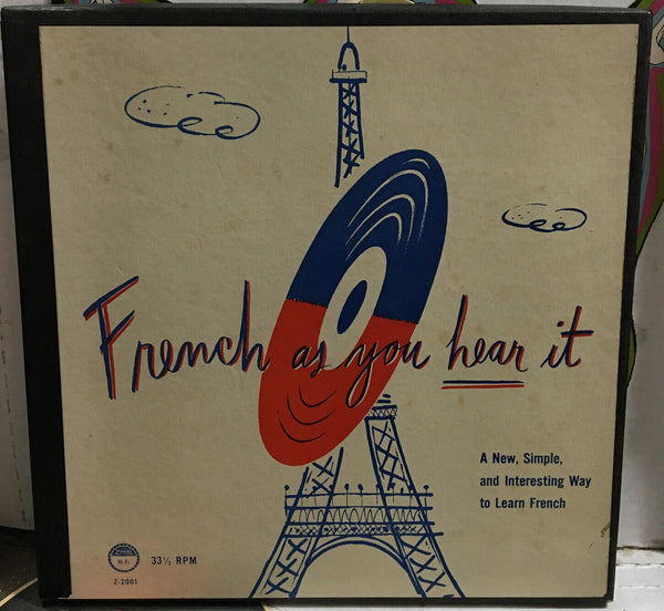 French As You Hear It 78’ Record Set w/Booklet Z-2001