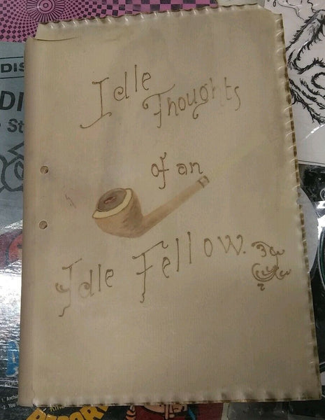 Vintage first edition of The Idle Thoughts of an Idle Fellow (ROUGH SHAPE)