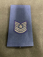 US Air Force Male First Master Sergeant E-7 Slip-On Shoulder Epaulets
