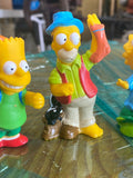 RARE Vintage 1990 The Simpsons McDonalds Toy Lot (3)