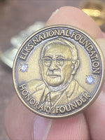 Vintage Elks National Foundation Honorary Founder lapel pin