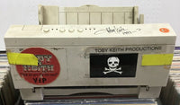 Toby Keith Autographed Vinatge Printer w/ Toby Keith’s Bar & Grill Bag