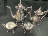 Vintage Sheridan Taunton Silversmiths 4 piece Tea Coffee set