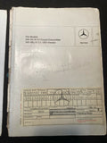 Vintage 1956 Mercedes Benz Model 190 Workshop Service Manual Printed In Germany