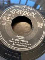 RICHIE VALENS Rare 7” UK 45 “DONNA/LA BAMBA” HL-8803 DEL-FI Hollywood