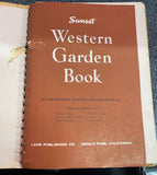 Vintage 1954 Sunset Western Garden Book 1st Edition, Gardening, Retro