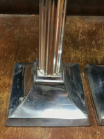 VTG International Silver co 7.5” candlesticks (Set Of 2) W Original Box