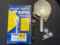 Vintage Safety First Kalart Super Speed Flash Original Box w Accessories