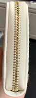 Thammy's Boutique White Wallet Purse With White/Gold Inside - With Tag