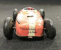 Vtg FORD LOTUS Shackman NY Japan Tin Litho Powered STP Wind Up Race Car
