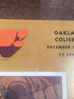 Vintage 1970 Oakland Raiders Football Program vs Kansas City Chiefs