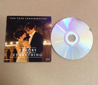 The Theory Of Everything For Your Consideration Promo Screener RARE Not Sold 2 P