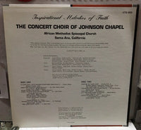 The Concert Choir Of Johnson Chapel Inspirational Melodies Of Faith Record