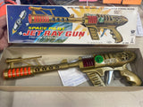 Space Pilot Jet Ray Gun KO YOSHIYA TAIYO Toys Vintage Friction Gun Rare FedEx [K