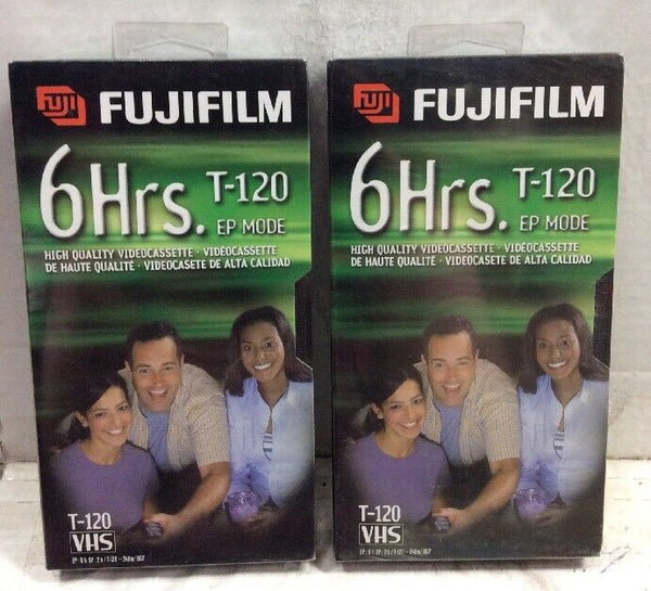 Fujifilm 6 Hrs. T-120 Sealed VHS Set