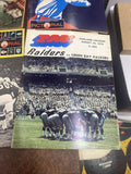 Vintage AFL Raiders 1968 69 70 (qty 6) game magazines PRO! Pictorial