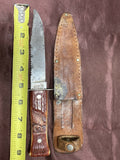 Vintage Imperial Prov RI USA Hunting Knife with Sheath