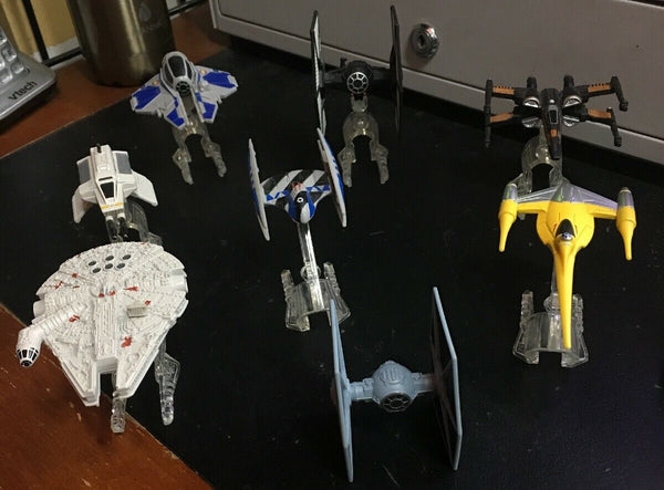 Star Wars Mini Figurines Set of 8 Mini Space Crafts – ParadiseTradingPost