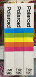 Polariod Supercolor T-120 Sealed 3 Pack