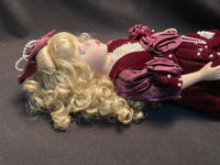 The Victorian Collection Genuine Porcelain Doll by Melissa Jane Beautiful Vtg