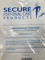 Secure Waterproof Protector Cover Bedding Mattress Pad With Anchor Bands 39"x75"