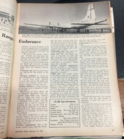 Vintage 1957 Aviation Week Magazines - Condition Varies (qty 10)
