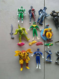 Vintage 1994/1995 Power Ranger Characters Lot (19) 5" figures/a set of mini figs