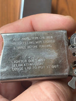Vtg Authentic Zippo LIGHTER C 07 (A 08 Frame)