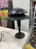Vintage Double Top Flying Saucer Lamp. Tested/Works