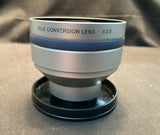Sony VCL- HG2037 Tele Conversion Lens X2.0 Used Made In Japan Very Good Quality