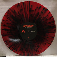 Sevendust All I See Is War Record RISE414-1 Red With Black Splatter