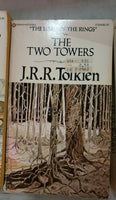 Set Lot 4 Vintage Lord of the Rings Series  & Hobbit JRR Tolkien Ballantine 65th