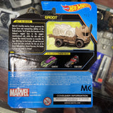 New Hot Wheels Marvel Guardians of the Galaxy Groot Vehicle: 1:64 NEW