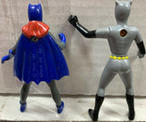 Vtg 1993 DC Action Figurines Batman, Batgirl, The Riddler (Lot of 5)