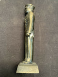 US Air Force Academy Metallic Statue Soldier At Attention Condition Is New